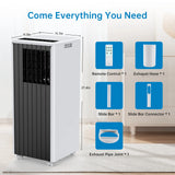 8,000 BTU 3-In-1 Dehumidifier & Fan Modes for Room Up to 350 Sq.Ft, 2 Fan