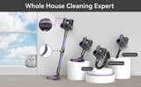 POWEART N700 350W Rechargeable Cordless Stick Vacuum, up to 45 minutes