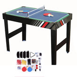 4-In-1 Foosball Table Combo Set with Ice Hockey Table Tennis for Home