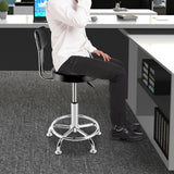 Salon Chair with Comfortable Backrest, Adjustable Long-Hour Sitting Without Fatigue, 330lbs Weight