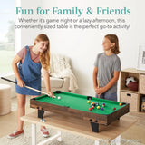 40in Tabletop Billiard Table, Pool Arcade Game Table for Living Room