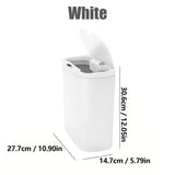 13L Motion Sensor Bathroom Trash Can with Lid,Small Automatic Garbage Can