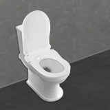 White D-Type PP Non-Electric Bidet Toilet Seat for Elongated