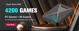 Launchbox External Game Hard Drive Built-in 3700 3D/PC Games