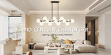 Mid Century Modern Chandelier 16-Lights Sputnik Chandelier 54in Chandelies