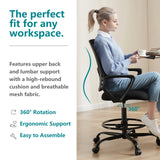 JHK Ergonomic Mid-Back Mesh Backrest Office Desk Chair Computer Lumbar Support Rolling Swivel Gaming Chairs
