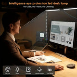 LED Desk Lamp for Home Office - Desk Lamp with 5-Color Stepless Dimmer