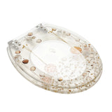 Beautiful Resin Toilet Seat Cover Stainless Steel Slow Down