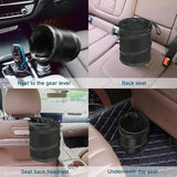 Collapsible Pop-Up Car Trash Can Waterproof Hanging Garbage Bin