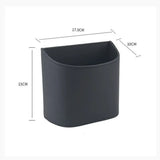 Waterproof Mini Auto Sturdy Trash Can Car Mounted Garbage Bin Without Lid High Quality Leather Material Auto Interior Trash Bin