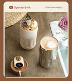 450ML Stainless Steel Thermo Water Bottle LED Temperature Display Coffee Cup