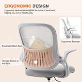 JHK Ergonomic Mesh Backrest Office Desk Chair Adjustable Height Computer Rolling Work Swivel Gaming Chairs