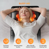 Shiatsu Full Body Massage Mat with Heat, 10 Vibrating Motors, Relax at Home