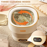 Portable Washing Machine With Spin Dryer, Fully Automatic 13L Folding Mini Washing Machine For Underwear,