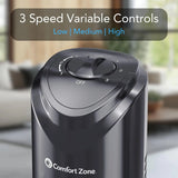 32' Tower Fan, 3 Speeds, 90° Oscillation, Portable Stand Fan w/ Carry Handle