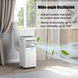 8000 BTU Portable Air Conditioner 3-in-1 w/Dehumidifier & Fan Mode