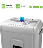 12-Sheet Crosscut Paper Shredder with Anti-Jam, CD/Credit Card Shredder
