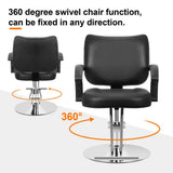 Professional hair salon cutting chair with adjustable and rotating features,exclusively designed for