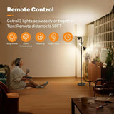 LED Floor Lamp with Remote and Touch Control, 36W Standing Lamp