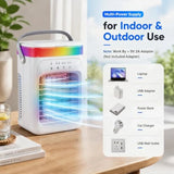 Bedroom office car use portable air conditioner, evaporative cooler material
