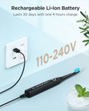 Fairywill Sonic Electric Toothbrush FW-D7 set USB Charge Toothbrushes case for Adult with tooth brush Heads
