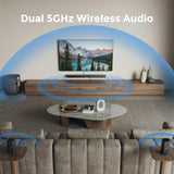 ULTIMEA 980W 7.1.4 Soundbar w/Dolby Atmos&APP Control, 10" Wireless Subwoofer