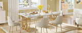 Modern Dining Table,Kitchen Table for 4-6 People
