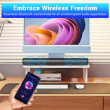 Sound Bar TV Sound System Bluetooth Speaker Wireless Subwoofer Bass Home Theater Rechargeable