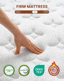 BedStory 14 Inch Firm Hybrid Mattress with Orthopedic Spinal Support