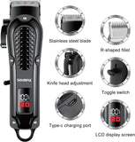 Solimpia Groin Area Hair Trimmer Lawn Mower Ceramic Blade Waterproof Wet Dry Clippers Pubic Armpit Body