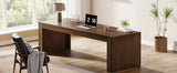 Tribesigns 79-Inch Extra Long Desk, Two Person Double Desk for Home Office