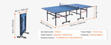 Indoor MDF Portable Table Tennis Table Foldable Ping Pong Table with Net