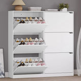 Shoe Cabinet with 6 Flip Drawers, Freestanding Shoe Organizer for Entryway