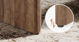 Tribesigns Farmhouse Rectangular Coffee Table, 47.24-Inch w/ Sturdy Base