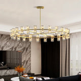 23.6 Inches Luxury Chandeliers Crystal Living Room Bedroom Decorative Light