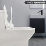 Non-Electric Bidet Toilet Seat Toilet Bidet Lid Fits Elongated Toilets, Dual Nozzle