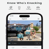 ieGeek 2K Doorbell Camera Wireless -Video Doorbell with Chime Ringer, Smart Wifi Doorbell