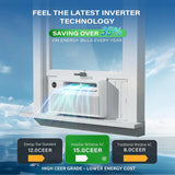 8000 BTU Inverter Window Air Conditioner with WiFI, Remote & App Control