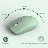 SGIAWETA-Wireless Keyboard and Mouse Combo, Full-Sized Wireless Keyboard