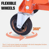 Aluminum Alloy Heavy Duty Hand Truck Dolly Cart with Wheels Folding Stair Climbing Cart