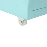 Light Blue Cold-rolled Steel 11x16x27-inch Six-story Metal Filing Cabinet