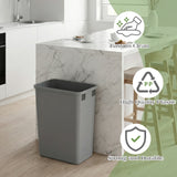 10 Pack 35 QT Garbage Waste Recycling Bin Easy To Clean Waste Trash Rubbish Bin