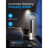 3-IN-1 Evaporative Air Cooler, Cooling Fans that Blow Cold Air with 12H Timer