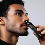 The Ranger Electric Nose Ear Hair Trimmer for Men Wet Dry Nose Clippers with Stainless Steel Blades Waterproof