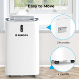 Renogy 14,000 BTU Portable Air Conditioners with Smart WiFi Enabled, Cooling, Dehumidifier, Fan & Sleep Modes 4-in-1 Portable AC