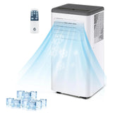 Portable AC Unit 8,000 BTU Air Conditioner For Room Up to 350 Sq.Ft. 3-In-1