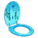 Resin Toilet Seat Marine Style, 360° Rotatable Toilet Cover with 220lbs Capacity,