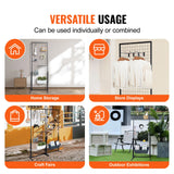 SucceBuy Grid Wall Panels Tower Wire Gridwall Display Racks Double Side Gridwall Panels for Art Craft Shows