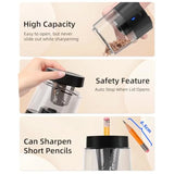 Electric Pencil Sharpener Automatic Pencil Sharpeners Battery Rechargeable Pencil Sharpeners