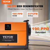 SucceBuy  Commercial Dehumidifier with Drain Hose for Crawl Spaces